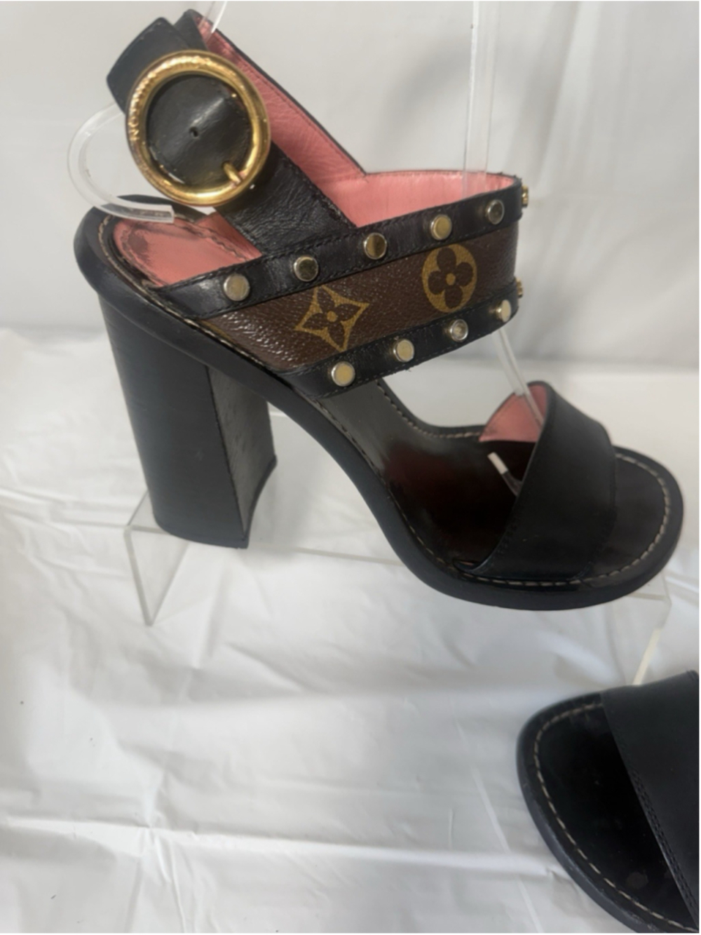 Designer Louis Vuitton Size 8 38 Passenger Style Sandal Women's Heels - Picture 8 of 16